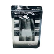 Wholesale - MENS 3PK M-KNIT WHITE TRUNKS, UPC: 752229100299